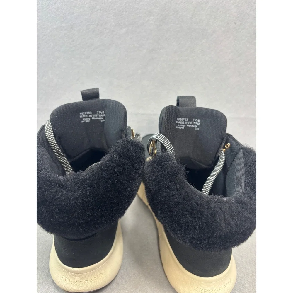Women's Cole Haan Zerogrand Field Waterproof Hiking boot‎ Nubuck-Shearling 7.5
